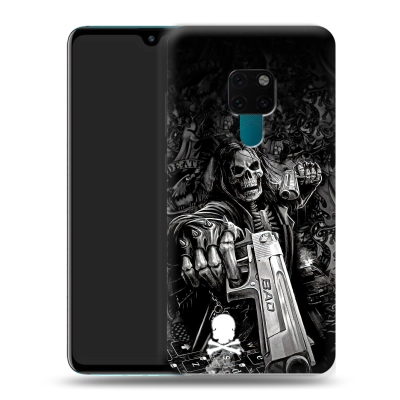 Силиконовый чехол на Huawei Mate 20 с принтом Скелет Силиконовый чехол на Huawei Mate 20 с принтом Скелет