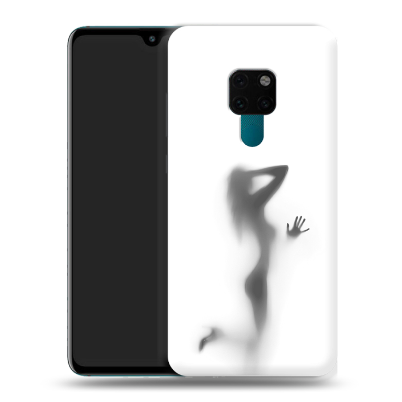 Силиконовый чехол на Huawei Mate 20 с принтом Силуэт Силиконовый чехол на Huawei Mate 20 с принтом Силуэт
