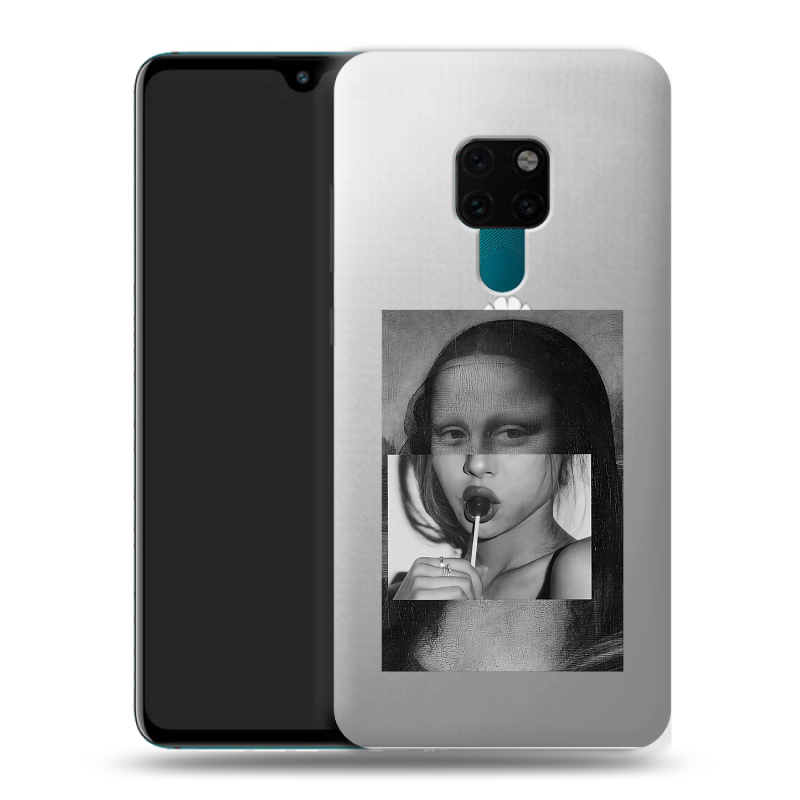 Пластиковый чехол на Huawei Mate 20 с принтом Мона Лиза Пластиковый чехол на Huawei Mate 20 с принтом Мона Лиза