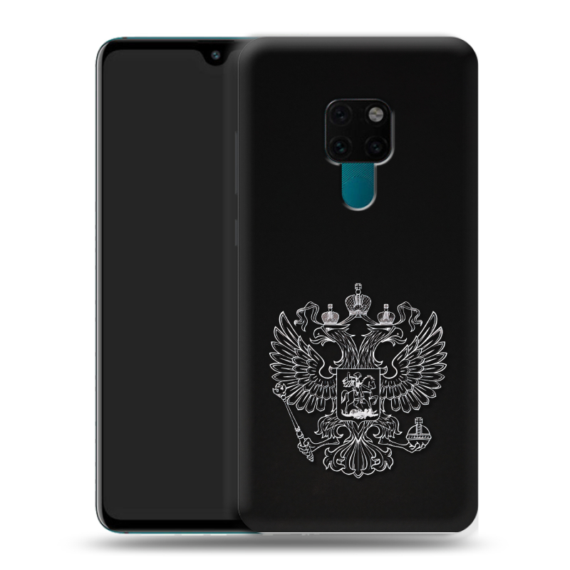Силиконовый чехол на Huawei Mate 20 с принтом Герб России Силиконовый чехол на Huawei Mate 20 с принтом Герб России