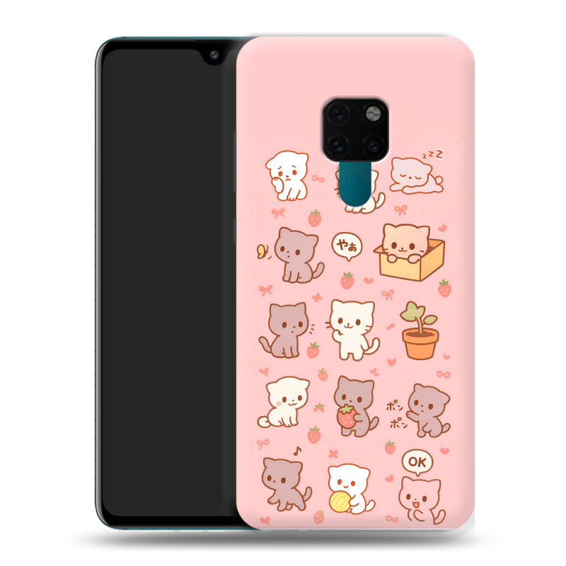 Силиконовый чехол на Huawei Mate 20 с принтом Hello Kitty Хелоу Кити Силиконовый чехол на Huawei Mate 20 с принтом Hello Kitty Хелоу Кити
