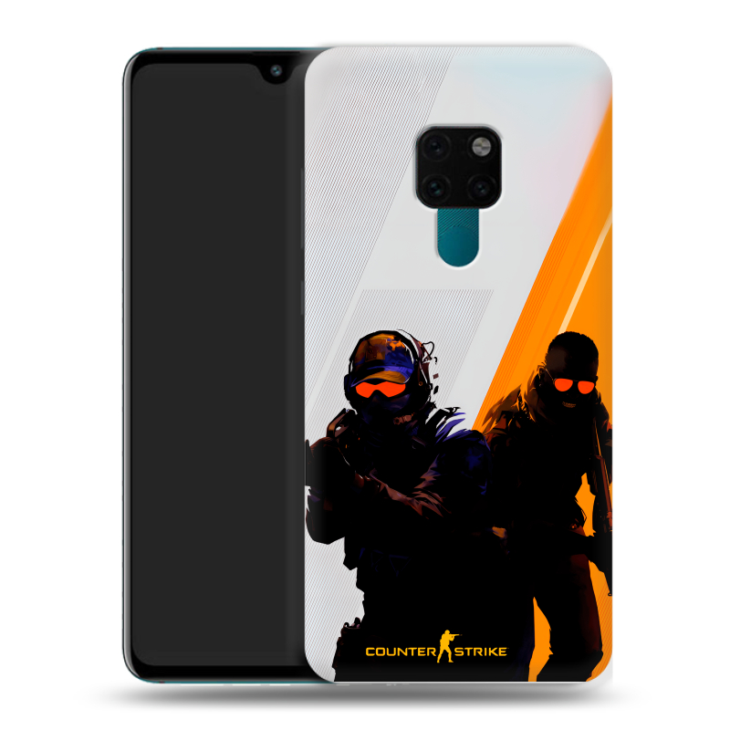 Пластиковый чехол на Huawei Mate 20 с принтом Контер страйк Counter strike Пластиковый чехол на Huawei Mate 20 с принтом Контер страйк Counter strike