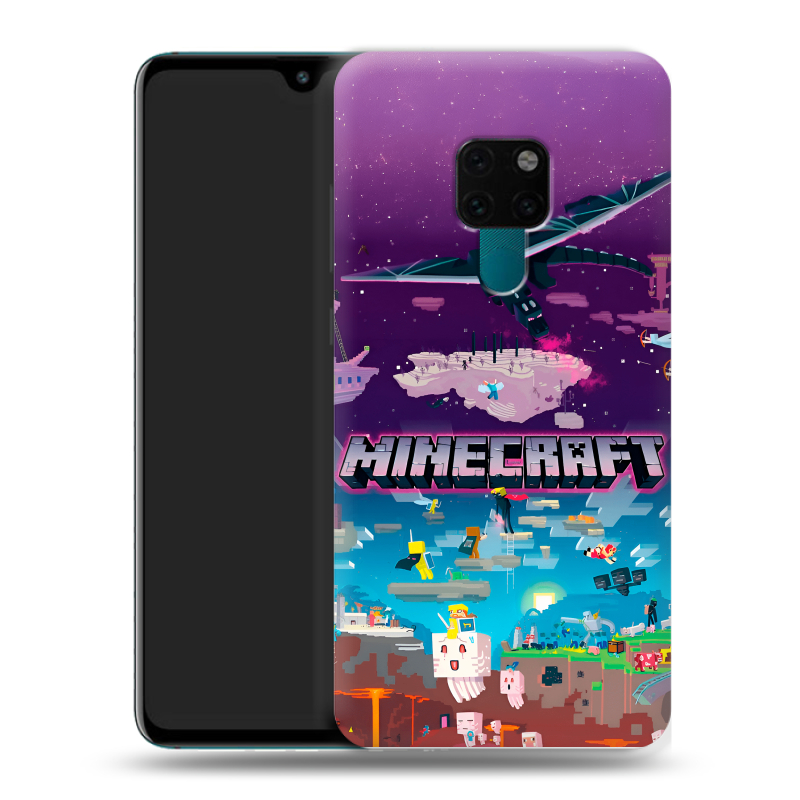 Пластиковый чехол на Huawei Mate 20 с принтом Майнкрафт Minecraft Пластиковый чехол на Huawei Mate 20 с принтом Майнкрафт Minecraft