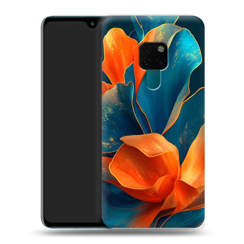 Силиконовый чехол на Huawei Mate 20 с принтом Цветы Силиконовый чехол на Huawei Mate 20 с принтом Цветы