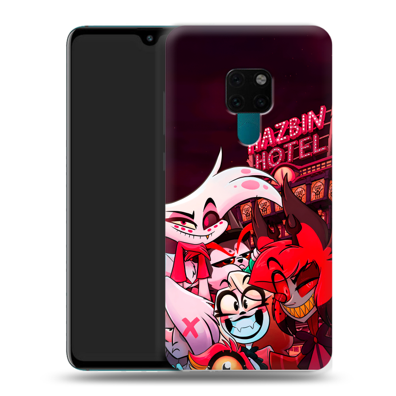 Пластиковый чехол на Huawei Mate 20 с принтом Hazbin Hotel Отель Хазбин Пластиковый чехол на Huawei Mate 20 с принтом Hazbin Hotel Отель Хазбин