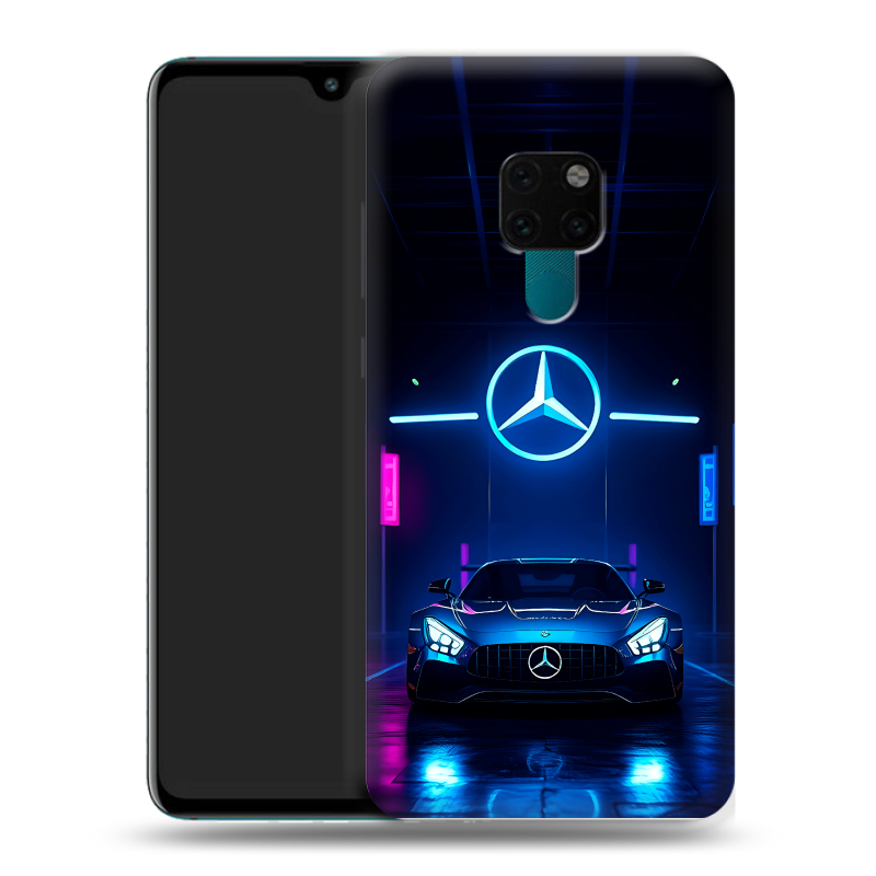 Пластиковый чехол на Huawei Mate 20 с принтом Mercedes Мерседес Пластиковый чехол на Huawei Mate 20 с принтом Mercedes Мерседес