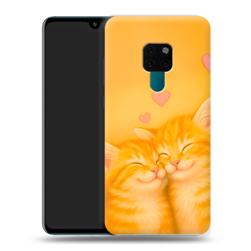 Силиконовый чехол на Huawei Mate 20 с принтом Милые котята Силиконовый чехол на Huawei Mate 20 с принтом Милые котята