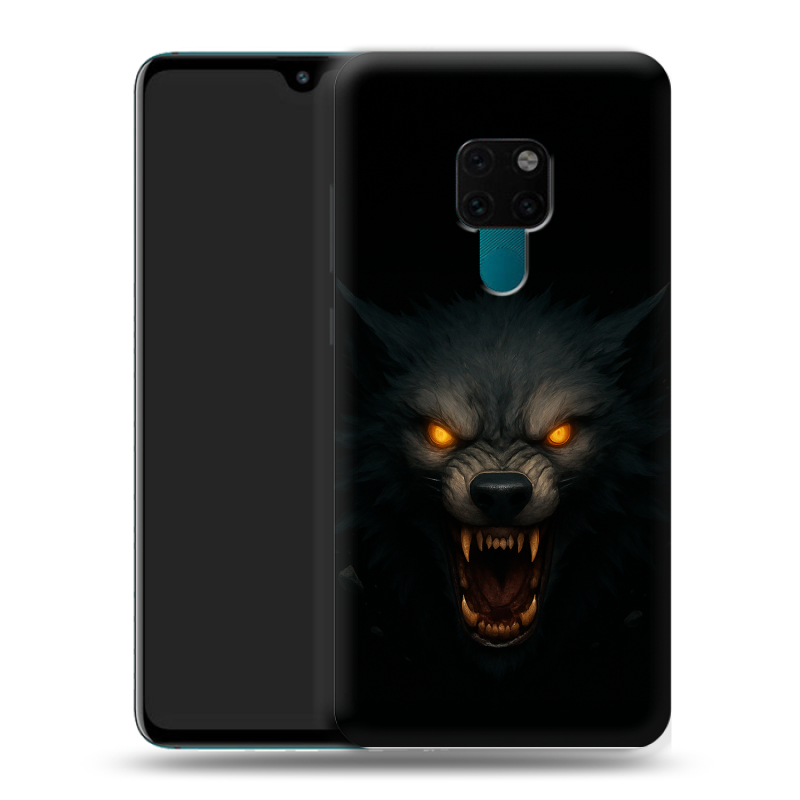 Силиконовый чехол на Huawei Mate 20 с принтом Волк Силиконовый чехол на Huawei Mate 20 с принтом Волк