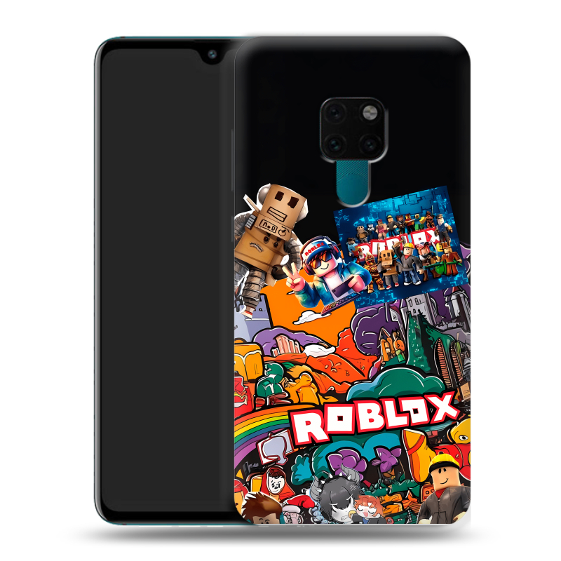 Пластиковый чехол на Huawei Mate 20 с принтом Roblox Роблокс Пластиковый чехол на Huawei Mate 20 с принтом Roblox Роблокс