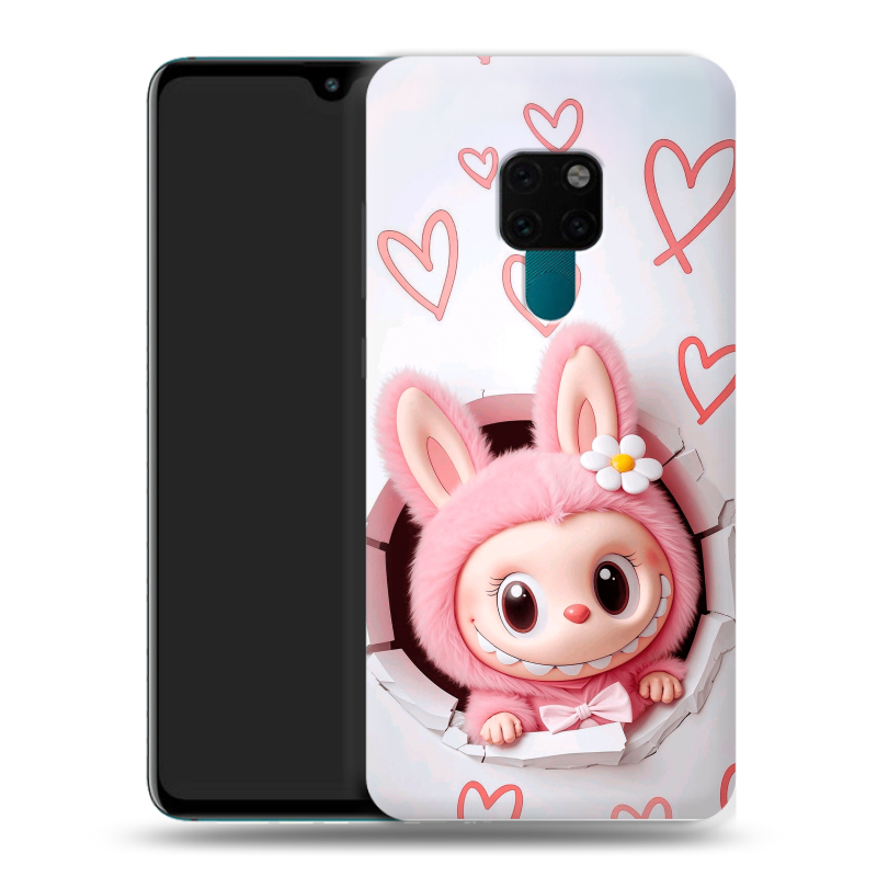 Пластиковый чехол на Huawei Mate 20 с принтом Labubu Лабубу Пластиковый чехол на Huawei Mate 20 с принтом Labubu Лабубу