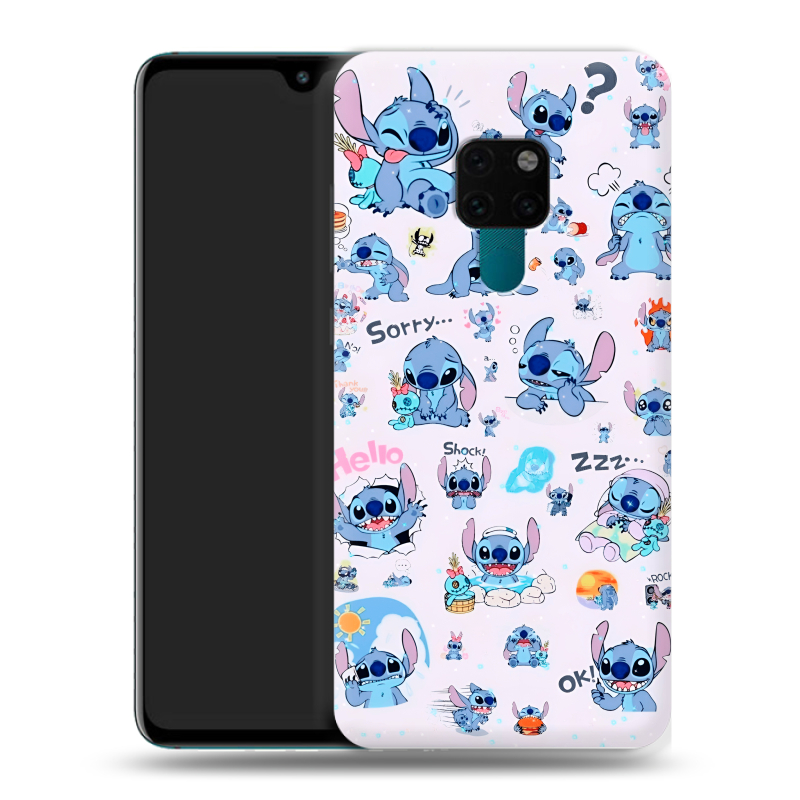 Силиконовый чехол на Huawei Mate 20 с принтом Лило и Стич Силиконовый чехол на Huawei Mate 20 с принтом Лило и Стич
