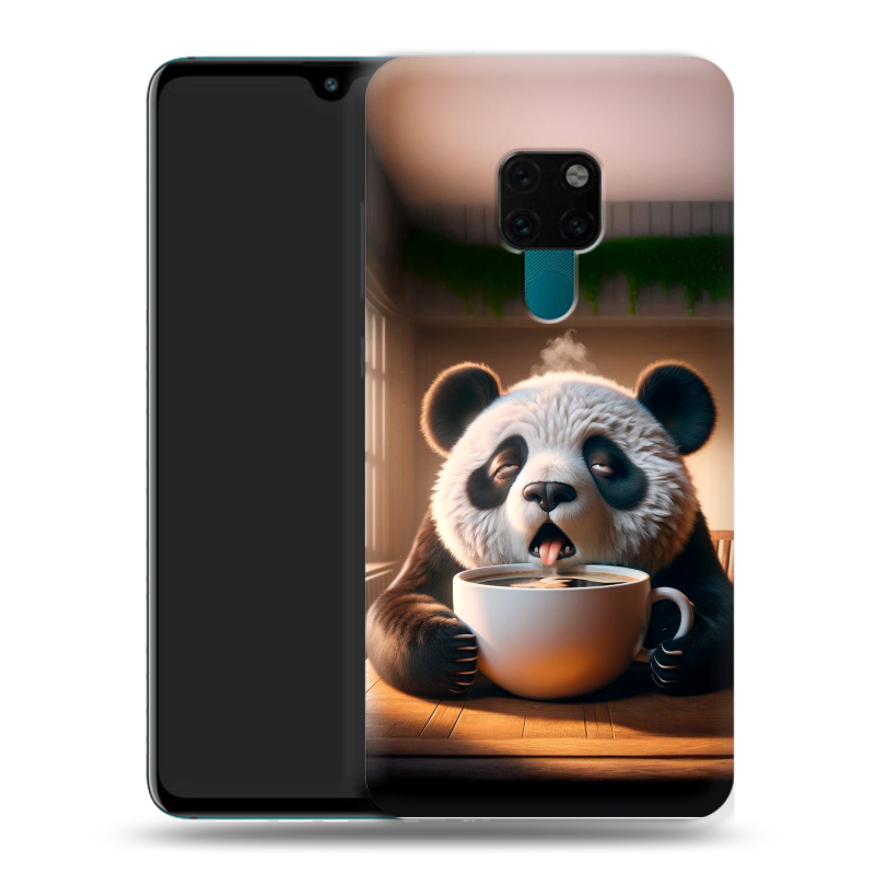 Силиконовый чехол на Huawei Mate 20 с принтом смешная панда Силиконовый чехол на Huawei Mate 20 с принтом смешная панда