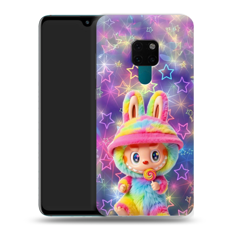 Пластиковый чехол на Huawei Mate 20 с принтом Labubu Лабубу Пластиковый чехол на Huawei Mate 20 с принтом Labubu Лабубу