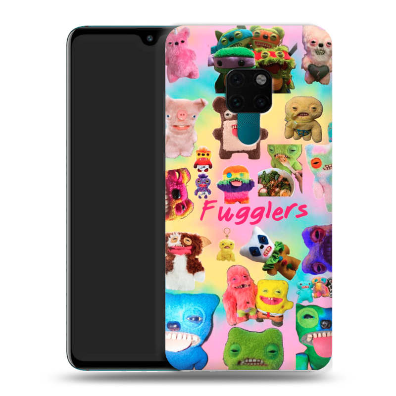 Силиконовый чехол на Huawei Mate 20 с принтом Флагер Fuggler Силиконовый чехол на Huawei Mate 20 с принтом Флагер Fuggler