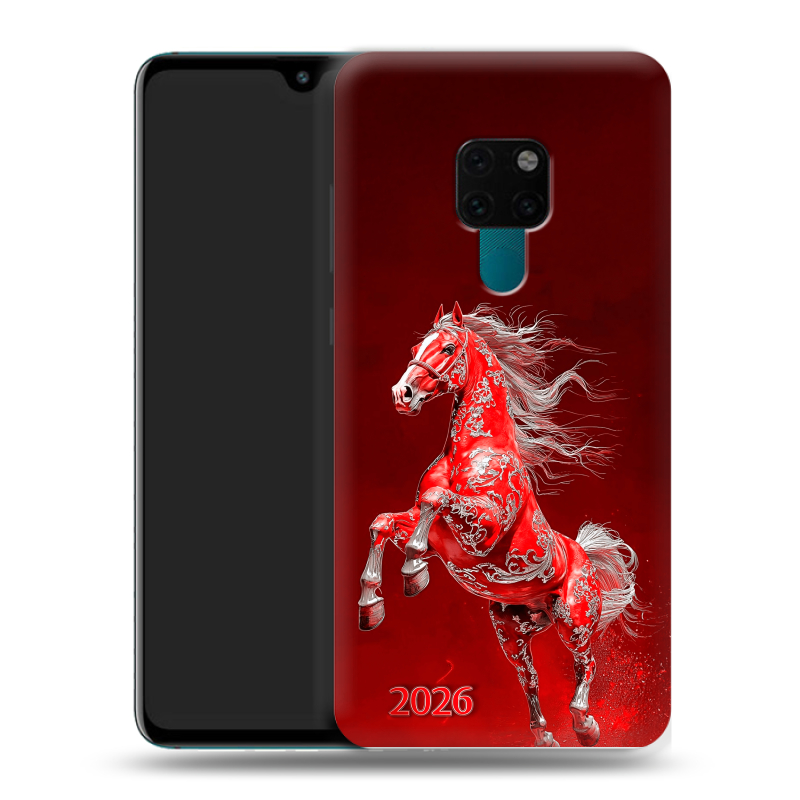 Пластиковый чехол на Huawei Mate 20 с принтом Новый год Пластиковый чехол на Huawei Mate 20 с принтом Новый год