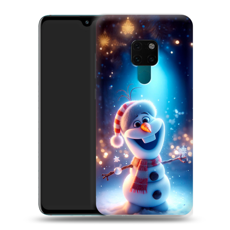 Силиконовый чехол на Huawei Mate 20 с принтом Новый год Силиконовый чехол на Huawei Mate 20 с принтом Новый год