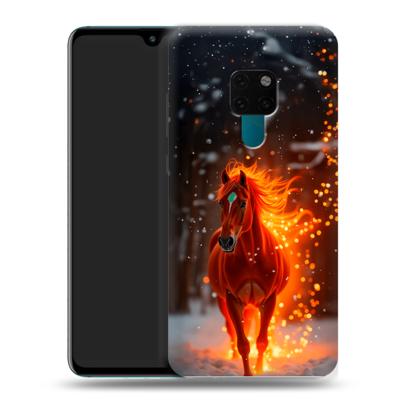 Силиконовый чехол на Huawei Mate 20 с принтом Новый год Силиконовый чехол на Huawei Mate 20 с принтом Новый год