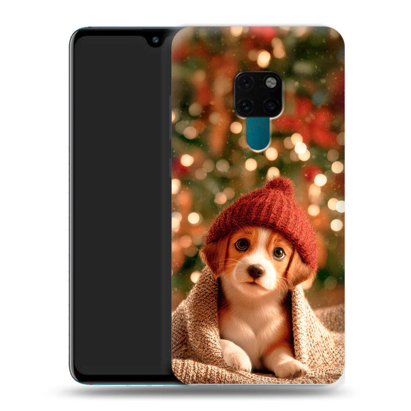 Силиконовый чехол на Huawei Mate 20 с принтом Новый год Силиконовый чехол на Huawei Mate 20 с принтом Новый год