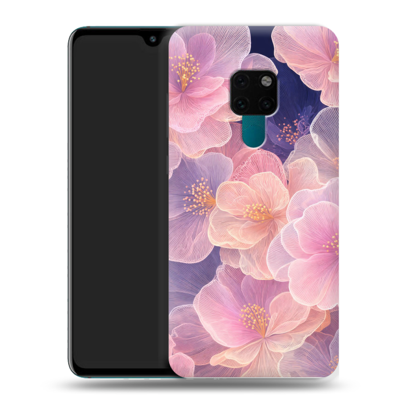 Силиконовый чехол на Huawei Mate 20 с принтом женский Силиконовый чехол на Huawei Mate 20 с принтом женский