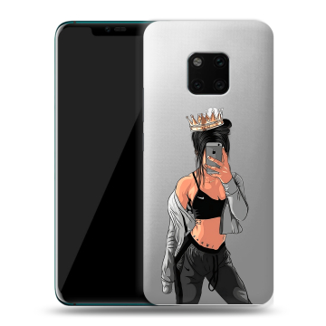 Пластиковый чехол на Huawei Mate 20 Pro с принтом Женские принты