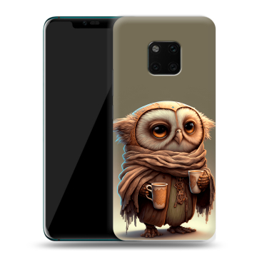 Пластиковый чехол на Huawei Mate 20 Pro с принтом Сова