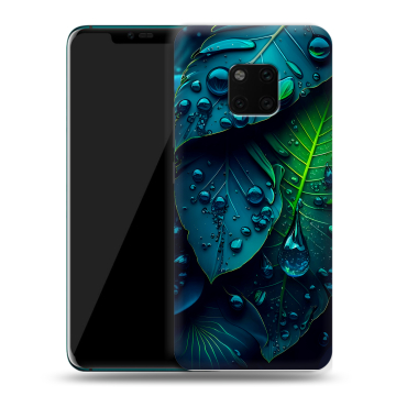 Пластиковый чехол на Huawei Mate 20 Pro с принтом Листья