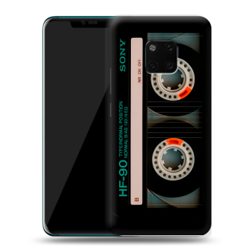 Пластиковый чехол на Huawei Mate 20 Pro с принтом Кассета Пластиковый чехол на Huawei Mate 20 Pro с принтом Кассета
