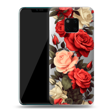 Пластиковый чехол на Huawei Mate 20 Pro с принтом Розы Пластиковый чехол на Huawei Mate 20 Pro с принтом Розы