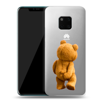 Пластиковый чехол на Huawei Mate 20 Pro с принтом Медведь