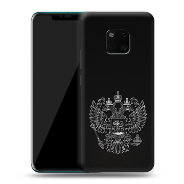 Пластиковый чехол на Huawei Mate 20 Pro с принтом Герб России Пластиковый чехол на Huawei Mate 20 Pro с принтом Герб России