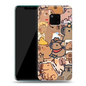 Пластиковый чехол на Huawei Mate 20 Pro с принтом капибара