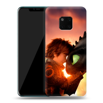 Пластиковый чехол на Huawei Mate 20 Pro с принтом Как приручить дракона