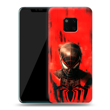 Пластиковый чехол на Huawei Mate 20 Pro с принтом человек паук spiderman