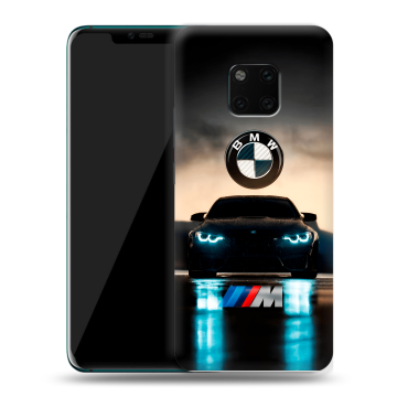 Пластиковый чехол на Huawei Mate 20 Pro с принтом БМВ BMW