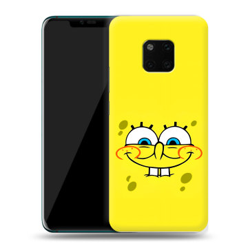 Пластиковый чехол на Huawei Mate 20 Pro с принтом спанчбоб спанч боб Пластиковый чехол на Huawei Mate 20 Pro с принтом спанчбоб спанч боб