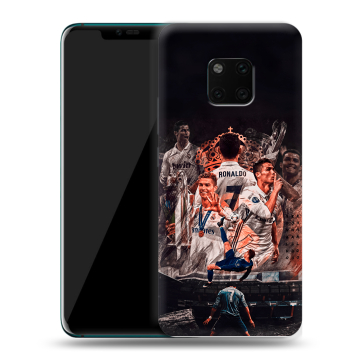 Пластиковый чехол на Huawei Mate 20 Pro с принтом Реал Роналдо Real Ronaldo Пластиковый чехол на Huawei Mate 20 Pro с принтом Реал Роналдо Real Ronaldo