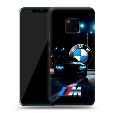 Пластиковый чехол на Huawei Mate 20 Pro с принтом БМВ BMW