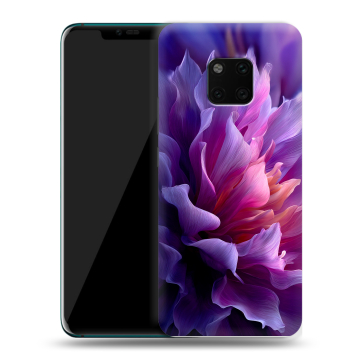 Пластиковый чехол на Huawei Mate 20 Pro с принтом женский цветы Пластиковый чехол на Huawei Mate 20 Pro с принтом женский цветы