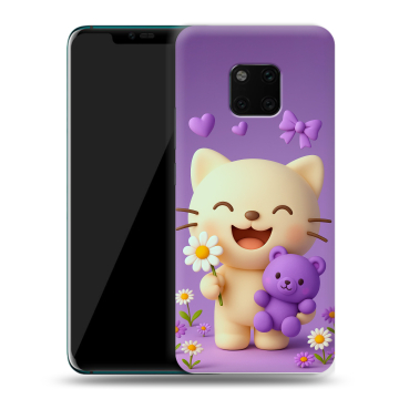 Пластиковый чехол на Huawei Mate 20 Pro с принтом для девочек Пластиковый чехол на Huawei Mate 20 Pro с принтом для девочек
