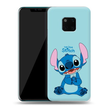 Пластиковый чехол на Huawei Mate 20 Pro с принтом Лило и Стич Пластиковый чехол на Huawei Mate 20 Pro с принтом Лило и Стич