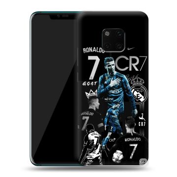 Пластиковый чехол на Huawei Mate 20 Pro с принтом Реал Роналдо Пластиковый чехол на Huawei Mate 20 Pro с принтом Реал Роналдо