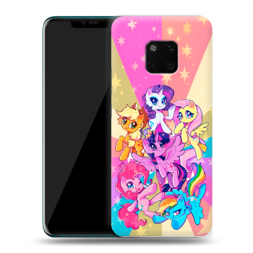 Пластиковый чехол на Huawei Mate 20 Pro с принтом My little pony Дружба чудо Пластиковый чехол на Huawei Mate 20 Pro с принтом My little pony Дружба чудо
