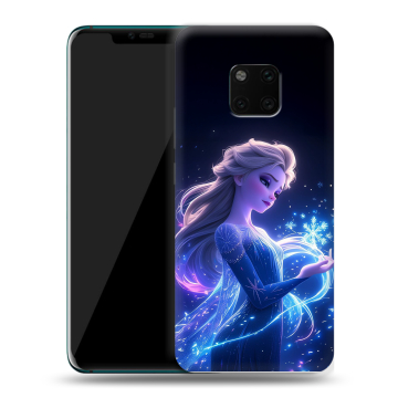 Пластиковый чехол на Huawei Mate 20 Pro с принтом Холодное сердце Frozen Пластиковый чехол на Huawei Mate 20 Pro с принтом Холодное сердце Frozen