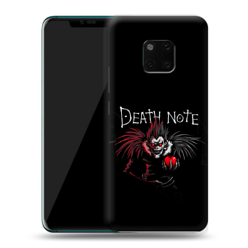 Пластиковый чехол на Huawei Mate 20 Pro с принтом Death note Тетрадь смерти