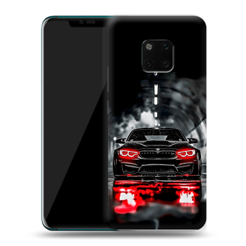 Пластиковый чехол на Huawei Mate 20 Pro с принтом BMW БМВ