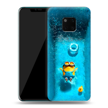 Пластиковый чехол на Huawei Mate 20 Pro с принтом Миньоны
