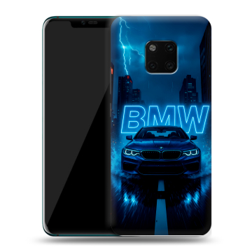 Пластиковый чехол на Huawei Mate 20 Pro с принтом BMW БМВ Пластиковый чехол на Huawei Mate 20 Pro с принтом BMW БМВ