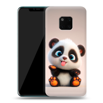 Пластиковый чехол на Huawei Mate 20 Pro с принтом милая панда Пластиковый чехол на Huawei Mate 20 Pro с принтом милая панда
