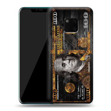 Пластиковый чехол на Huawei Mate 20 Pro с принтом Доллар деньги Пластиковый чехол на Huawei Mate 20 Pro с принтом Доллар деньги