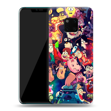 Пластиковый чехол на Huawei Mate 20 Pro с принтом Gravity Falls Гравити Фолз Пластиковый чехол на Huawei Mate 20 Pro с принтом Gravity Falls Гравити Фолз